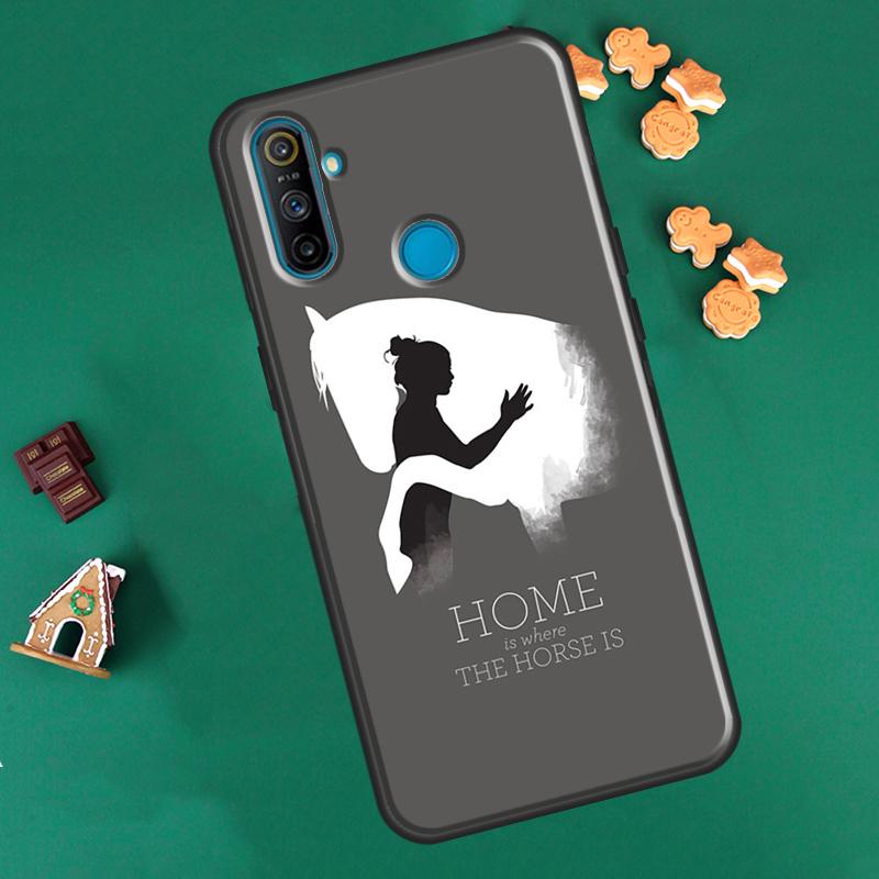Casa è dove c'è il cavallo Per OPPO Realme 8 Pro 8i 9i GT Neo2 Master C21 Custodia Per OnePlus 10 9 Pro Nord2 8T 9R Coque