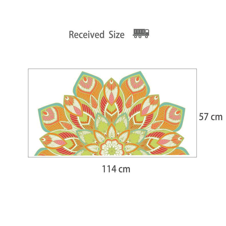 

Красочные Мандала Цветы Лотоса Наклейка На Стену Символ Намасте Съемная Виниловая Наклейка Декор Спальня Медитация Йога Студия Плакаты