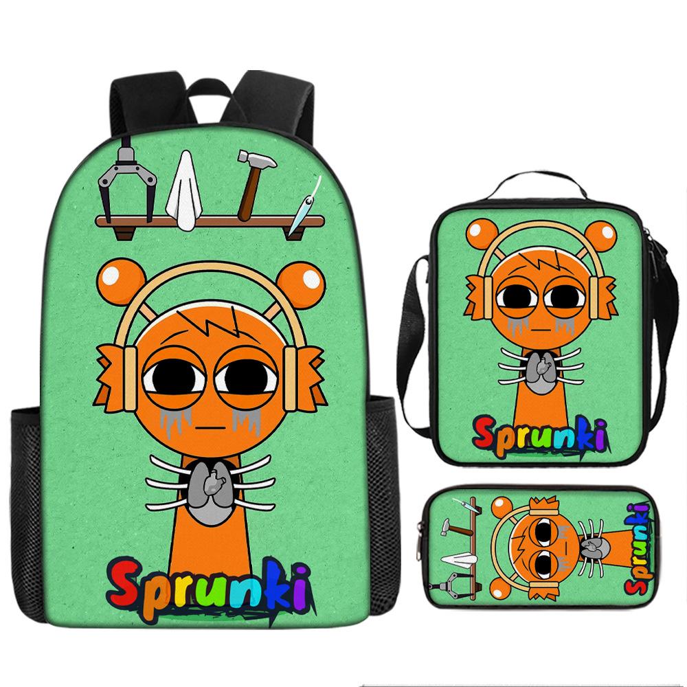 Rhythm Box Schoolbag Cartoon Animation Primary School Third or Fourth Grade Light Burden Reduction Primary and Secondary School Student Storage Bag