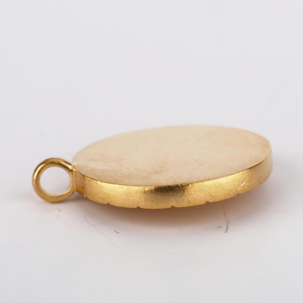 925 Sterling Silver Pearl Pendant Gold Plated Round 3mm Minimal Handmade Fine Jewelry Gift for Her