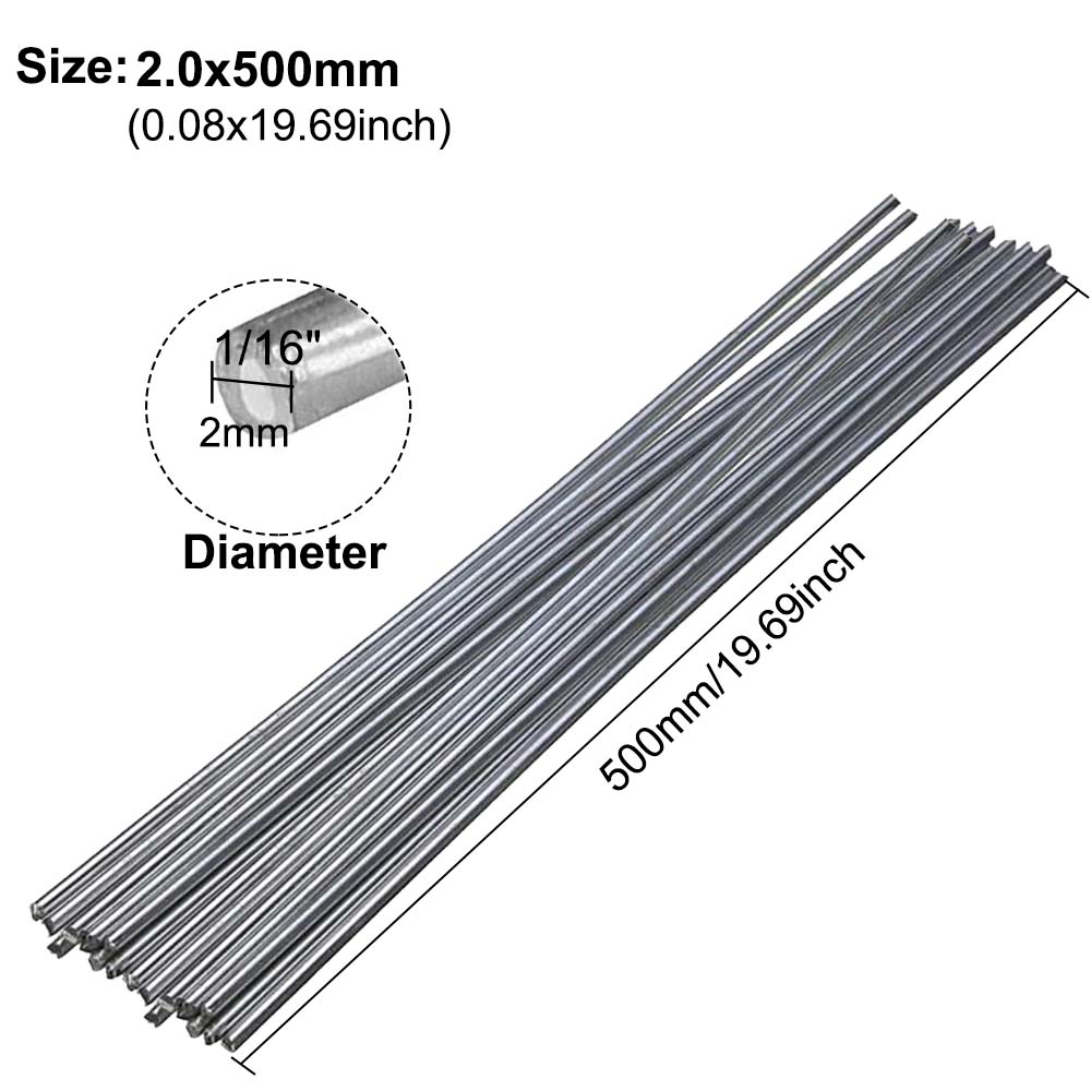 5-10Pcs Low Temperature Easy Melt Aluminum Universal Welding Rod Cored Wire Rod Solder No Need Solder Powder Weld Bar for Propane Torch