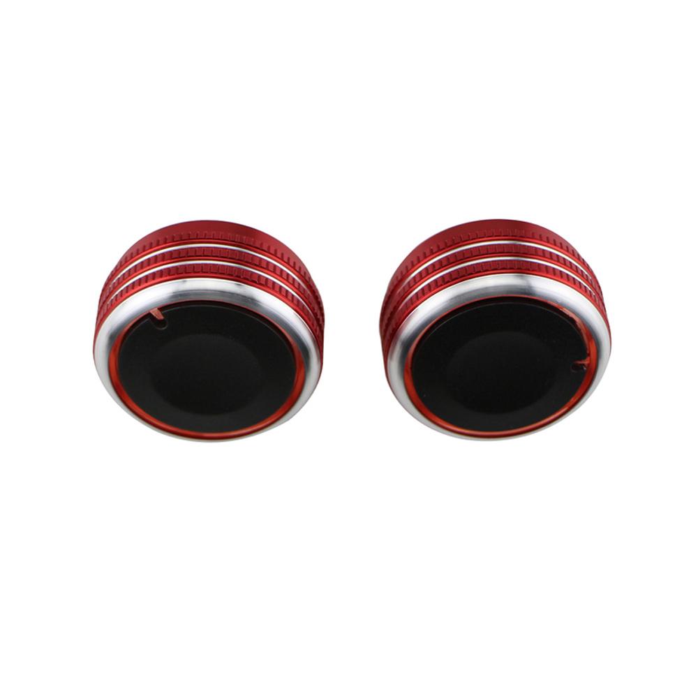 Durable 2Pcs/set Car Air Conditioning Knob AC Heat Control Switch Knobs for Hyundai Solaris 2017 - 2021 for Kia Rio K2 KX Cross