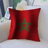 M-Morocco Map Flag Pillow Cushion Cover Pillowcase Living Room Sofa Home Decor Customized
