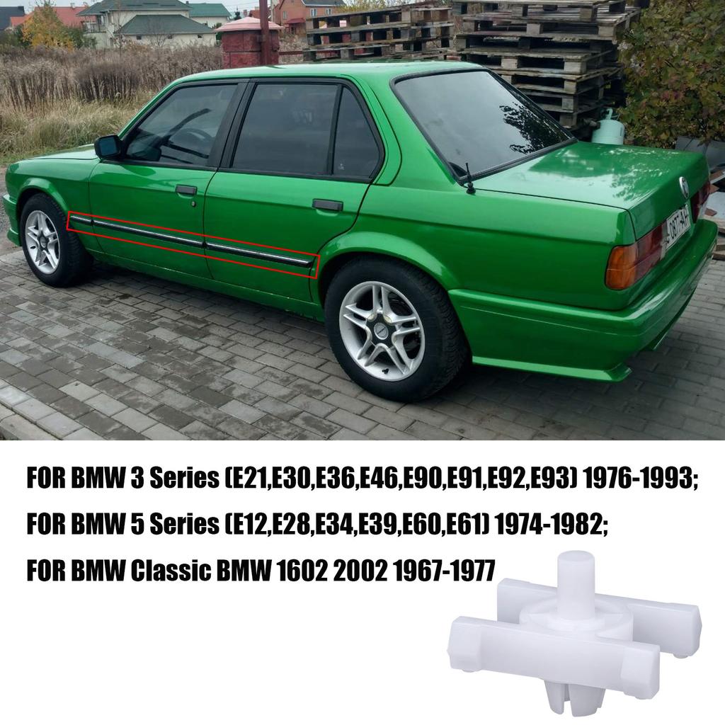 51131829904 Side Body Moulding Strip Trim Clips FOR BMW 3 5 Series E21 E30 E36 E46 E90 E91 E92 E93 E12 E28 E34 E39 E60 E61
