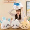 Large Size Anime Plush Stuffed Doll Cartoon Character Room Decoration Cute Doll Girl Holiday Gift