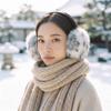 Leopard Imitation Fur Plush Earmuffs Y2k Ear Muffs Soft Ear Mask  Winter