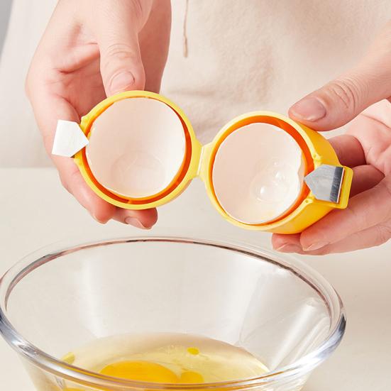 Egg Shell Opener with Heart Egg Ring Handheld Kitchen Egg Tool Egg Shell Cutter for Hard Boiled Eggs Easy Cracking Peeling