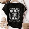 Gas Monkey Garage Printed T-shirt Top Gas Monkey Garage Neutral Trend Harajuku Short Sleeved Un