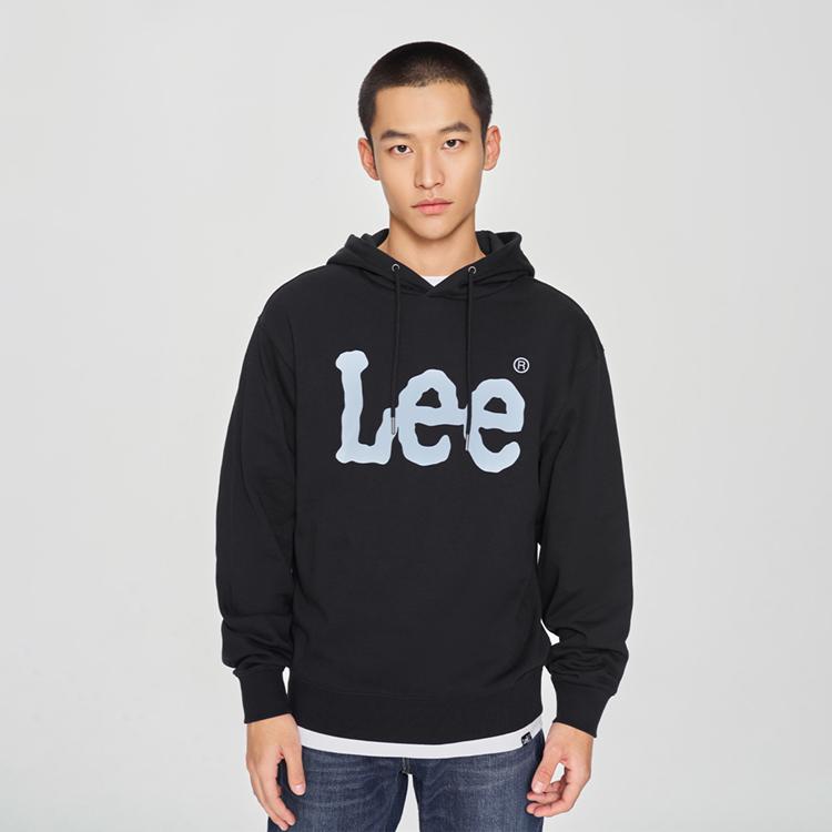 Comfortable Logo Print Hooded Long Sleeve Sweatshirt Men sweatshirts LMT010285207728K11000