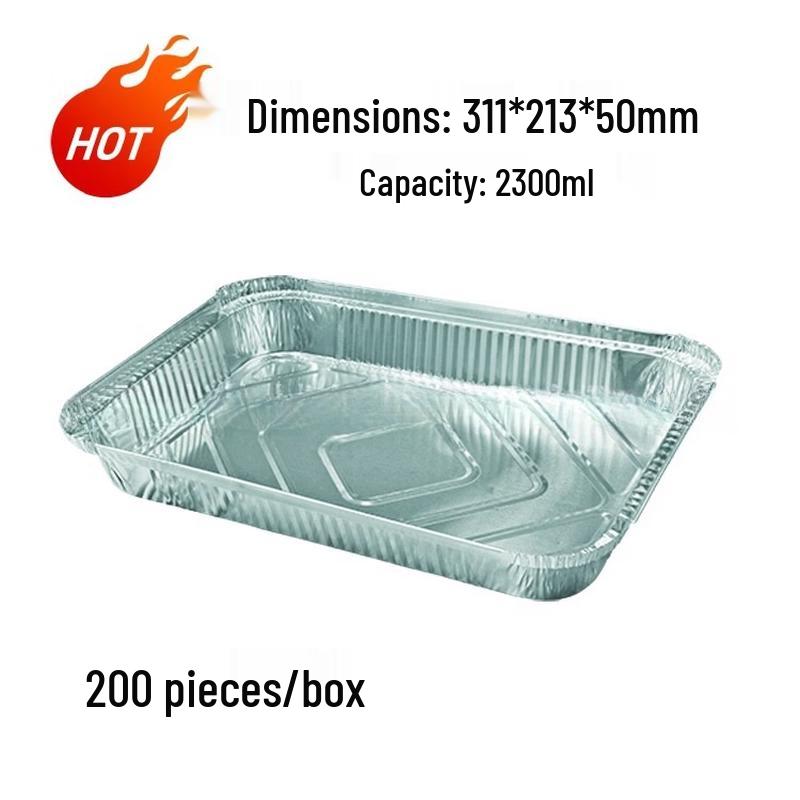 Handun Thickened Aluminum Foil Baking & BBQ Containers