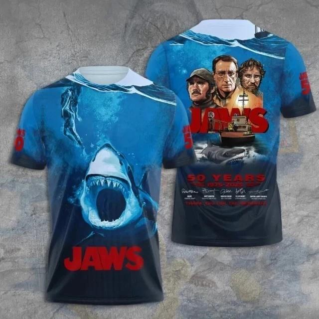 Jaws 50Th Anniversary 1975-2026 Thank You For The Memories Unisex 3D PP2825 S