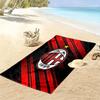 AC Mailand Print Strandtuch, Großes Weiches Schnelltrocknendes Handtuch für Strand Camping Schwimmen