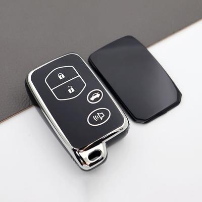 TPU Key Case Cover For Toyota Land Cruiser Prado Avensis IQ Corolla Prius Highlander Yaris Keyless Fob Holder Protector