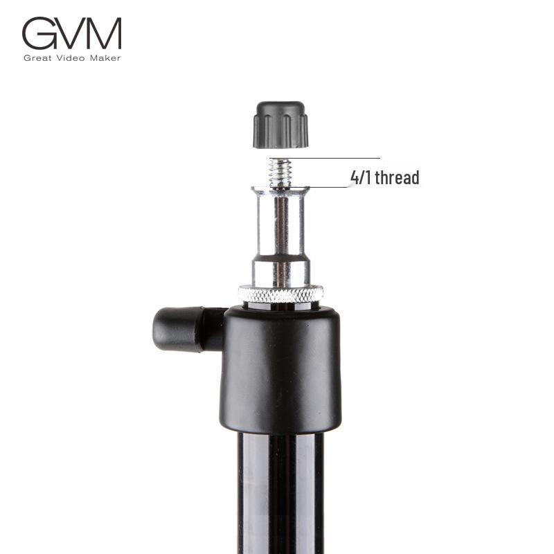 8GVM Photography Tripod Stand with Spring Buffer - 1.8m, 2m, 2.8m Adjustable Heights, Portable for Flash Lighting