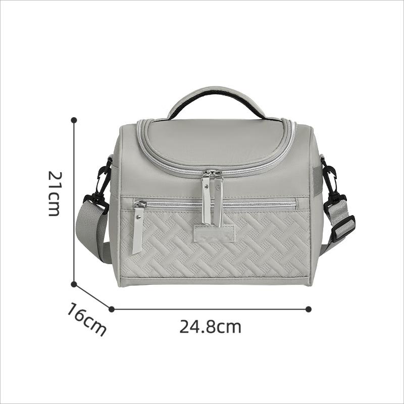 Curved Lid Insulated Lunch Bag