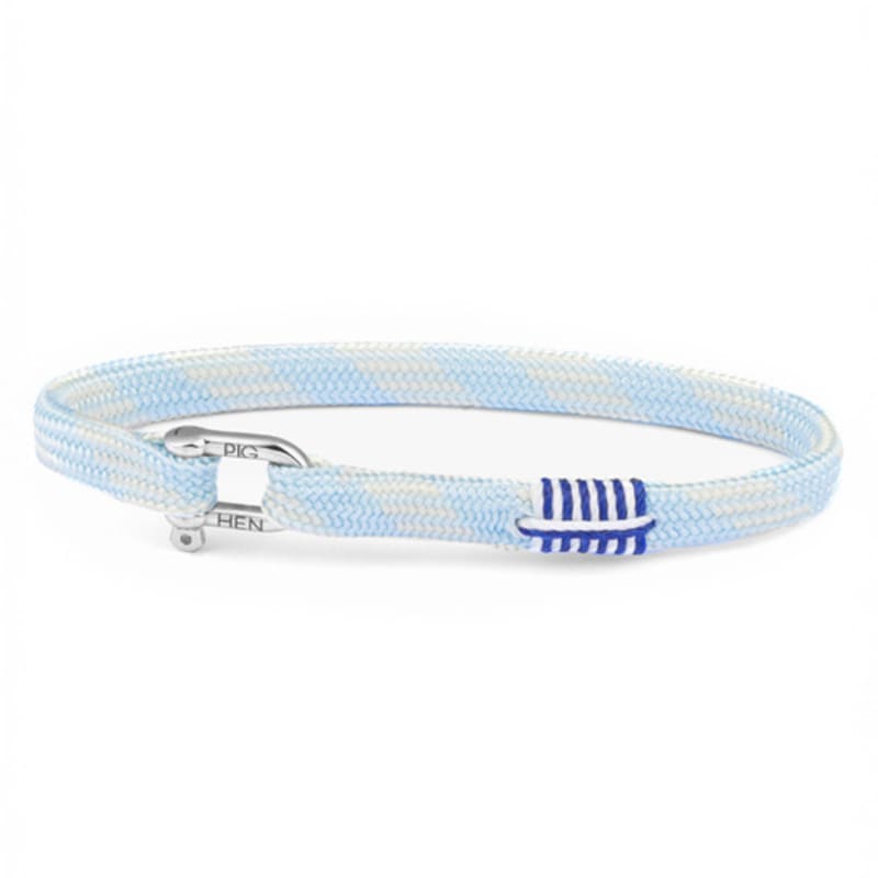 PIG & HEN (Women's) Frankie Bracelet - Arctic Blue X Cream X Silver