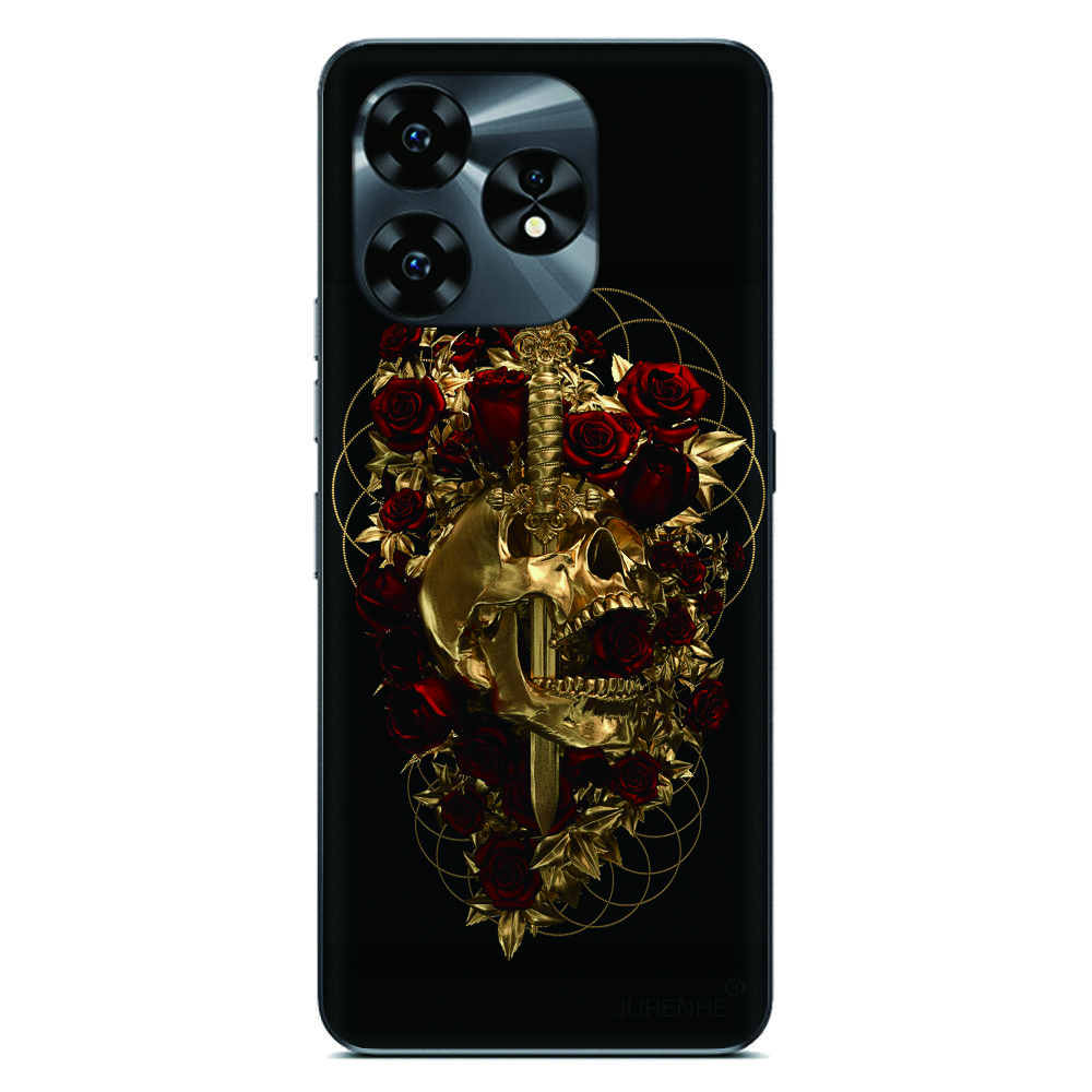 Cown Skull King Phone Case For ZTE Blade V80 V60 V50 Design 4G V30 V40 Vita Axon 60 50 40 Lite 30 Pro 11 V41 Smart A3 A5 Cover