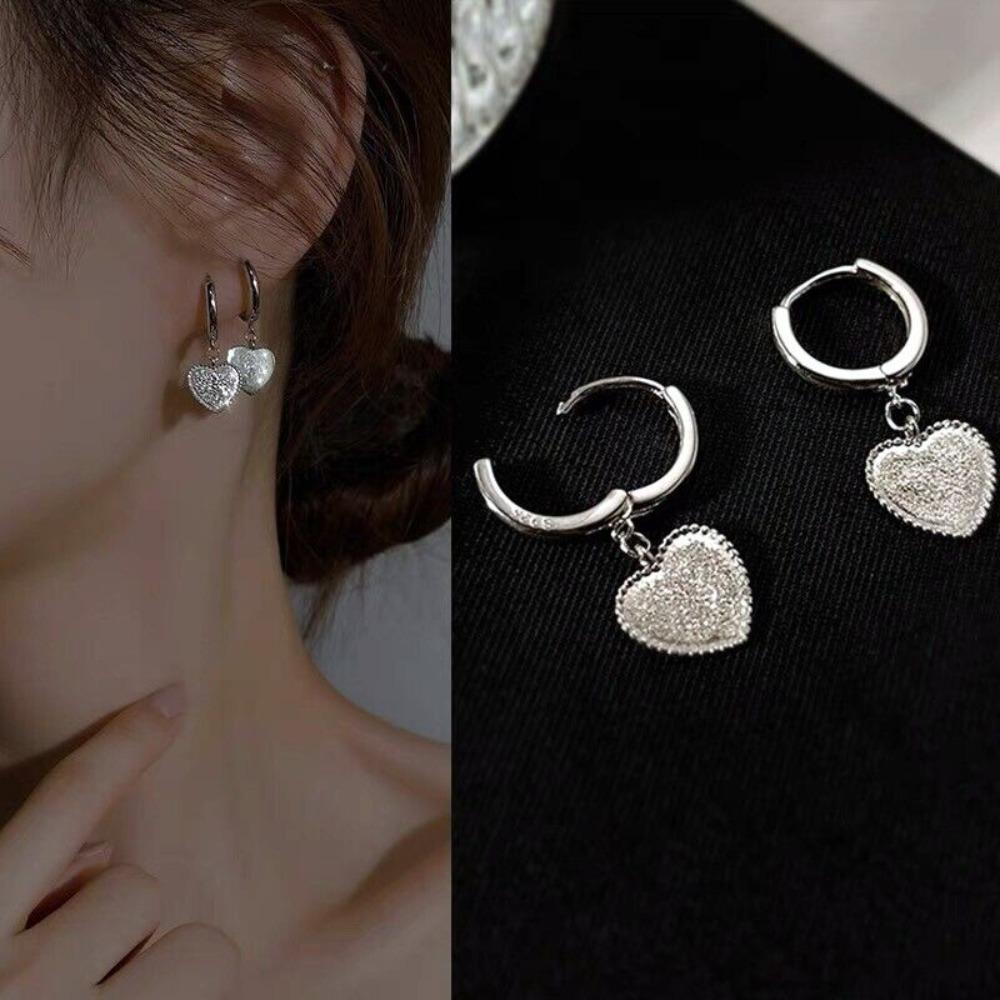 

Jewellery Earrings Hoop Earrings For Women Fashion Heart Dangle Drop Stud Earring Women