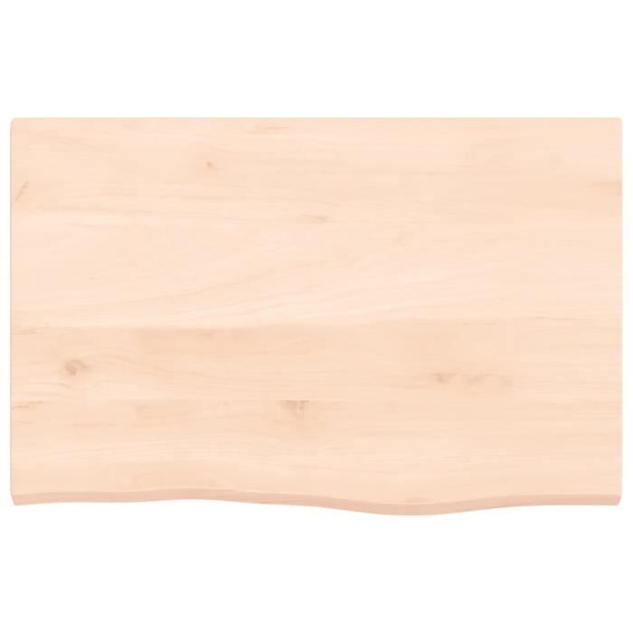 VidaXL Tabletop 60x40x2 Cm Solid Untreated Oak Wood 3156281