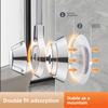 No Drill Shower Head Holder Adjustable Universal Showerhead Bracket with Adhesive Sticker Bathroom Wall Mount Accessory