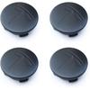 Wheel Center Hub Cap Kit With Tesla Emble Brand Center Caps For Model 3 Model Y With 20 Lug Nut Covers (4PCS) (Red)