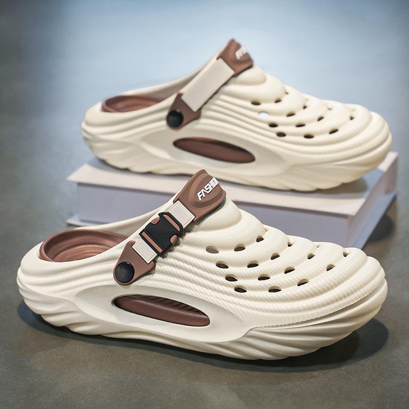 

Baotou drag men s 2025 new summer leisure sports breathable light stepping on shit feeling men s outdoor wading hole shoes 45