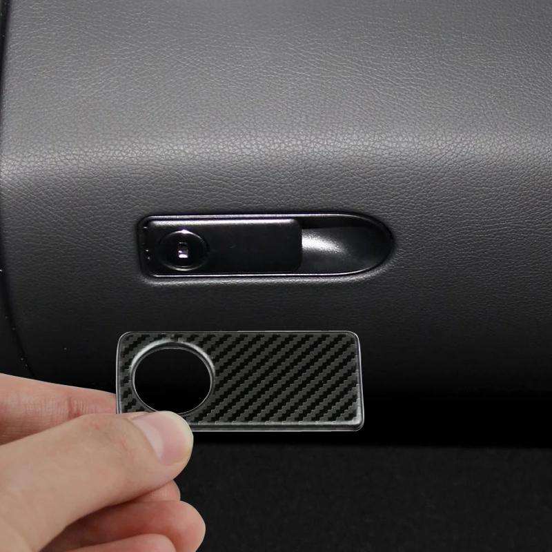 Stainless Steel Co-pilot Glove Box Sequin Decoration Cover Trim Interior For Mercedes Benz W212 W204 X204 W218 GLK CLS C E Class