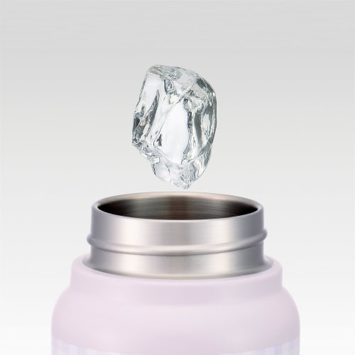 Skater Insulated Stainless Steel Mug Bottle, 500ml, with Screw Handle, Sanrio Kuromi Plush Hug, STSC569508