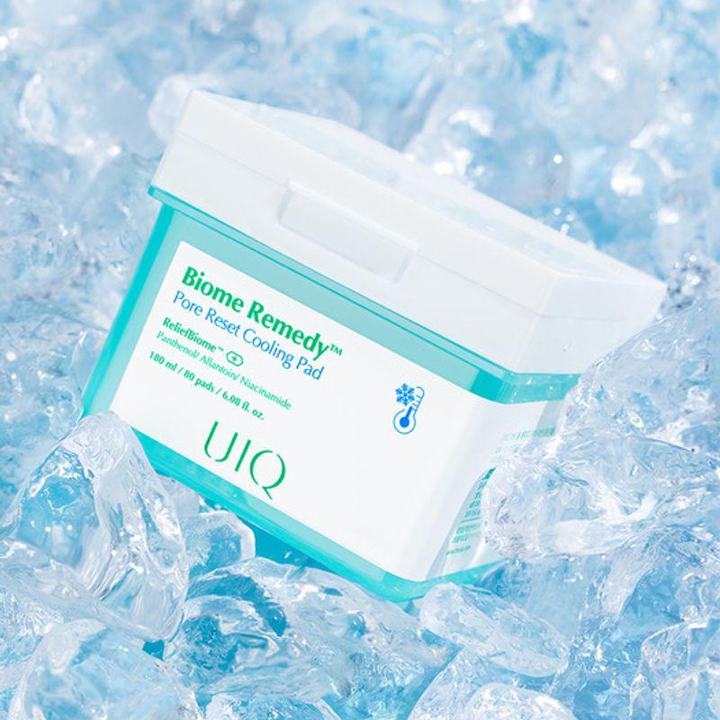 Охлаждающие диски UIQ Biome Remedy для сужения пор (80 листов) 80 sheets