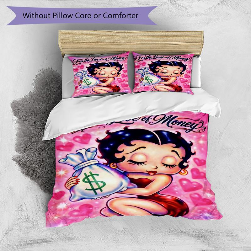 3pcs Duvet Cover Set (1*Duvet Cover + 2*Pillowcase, Without Core),doll Print Bedding Set, Bedroom Decor, All‑Season, Birthday Gift