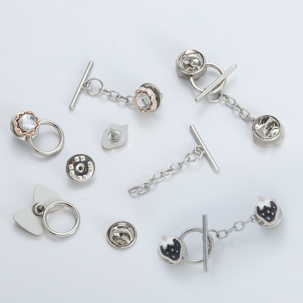 Bear Close Neckline Decorative Brooch Flower Camellia Anti-light Brooch Clothing Accessories