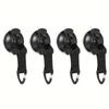 4Pcs Car Tent Suction Cups Buckle Side Round/Triangular Awning Anchors Outdoor Camping Tent Suckers Anchor Securing Hook