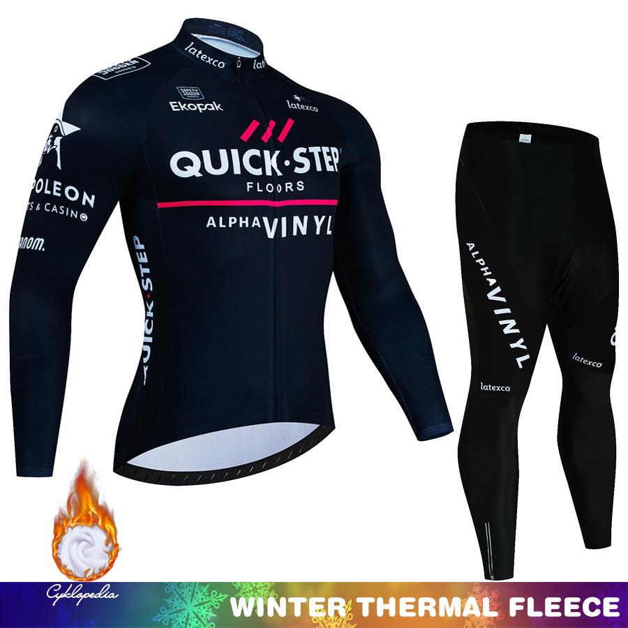 Road Bike Autumn and Winter Warm Long-sleeved Cycling Suit Men's and Women's Cycling Clothes