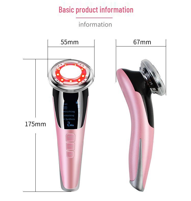 EMS Microcurrent Photon Rejuvenation Facial Lifting Massager with Hot/Cold Therapy
