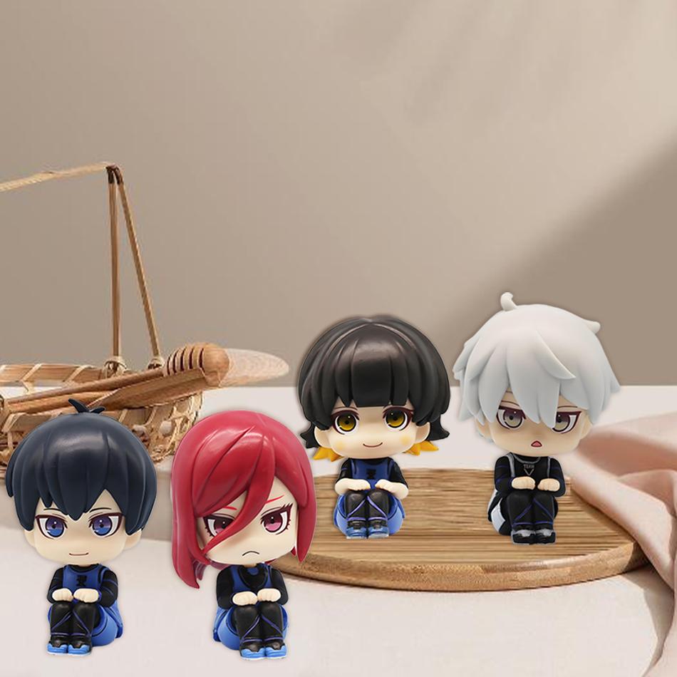 Blue Lock Anime Figure Isagi Yoichi Chigiri Hyoma Bachira Meguru Nagi Seishiro Action Figures Collection Model Figurine Doll Toy