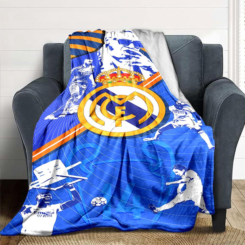1Pc Rangers Fc Crest Union Jack Blanket For Couch Bed Plush Cozy Fuzzy Blanket Super Soft Warm Blankets For Fall And Winter 0918223