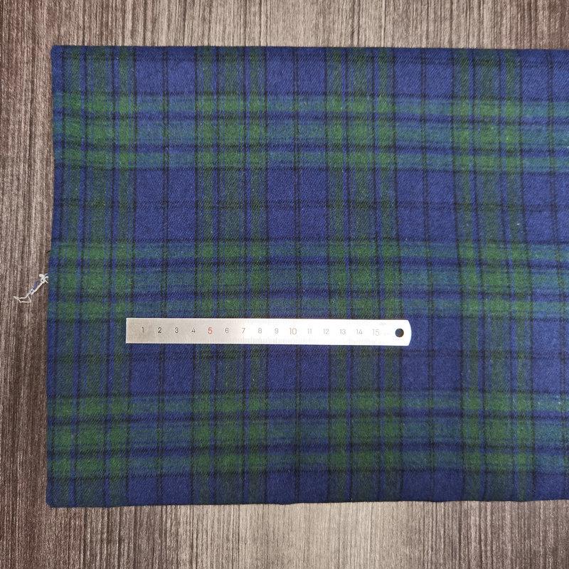 Children's Twill Plaid Flannel Shirt Fabric - Yarn Dyed, Brushed Cotton