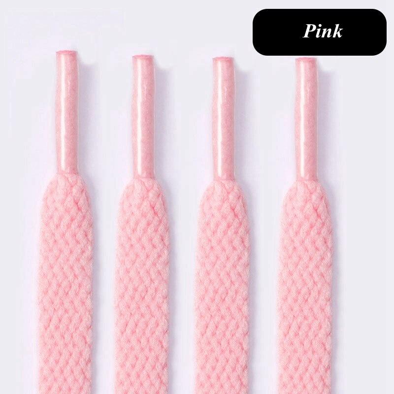 NEW Polyester Replacement Shoelaces Flat Shoe Laces Solid Color for Sneakers Canvas Shoes Casual Shoes