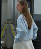 Soire Sr Small Logo Sweatshirt - Skyblue