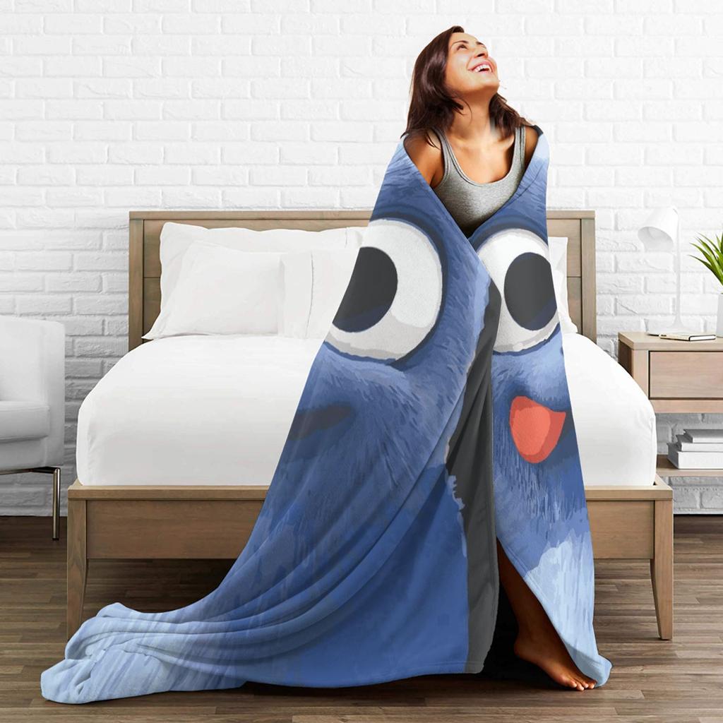 Soft Warm Blanket Child Travel Grizzy and the Lemmings Bedding Throws Flannel Bedspread For Couch Chair Sofa Bed Cover