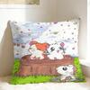 Cute HHamtaroS Mouse Pillow Case  Novelty Pillow Cover Comfy Pillowcases For Sofa Home Decoration