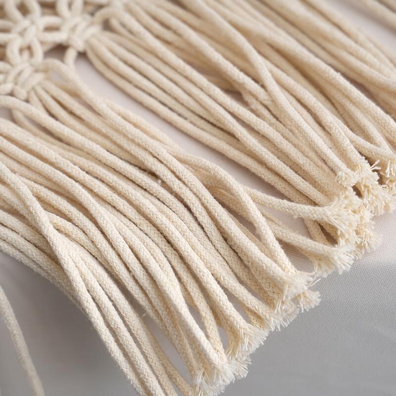 REWELL Cotton Rope Tassel Shoulder Bag