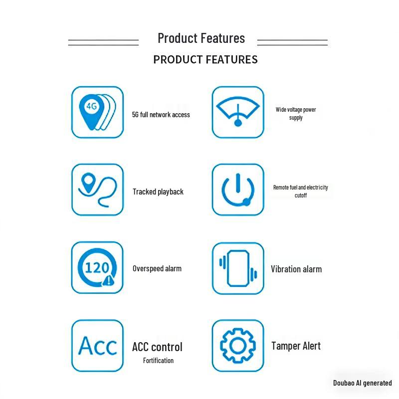 HuCheBao 4G ביידו GPS עוקב רכב