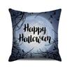 Halloween colorful pumpkin devil Digital printing short plush pillow covers for car sofa office cushion cover home goods