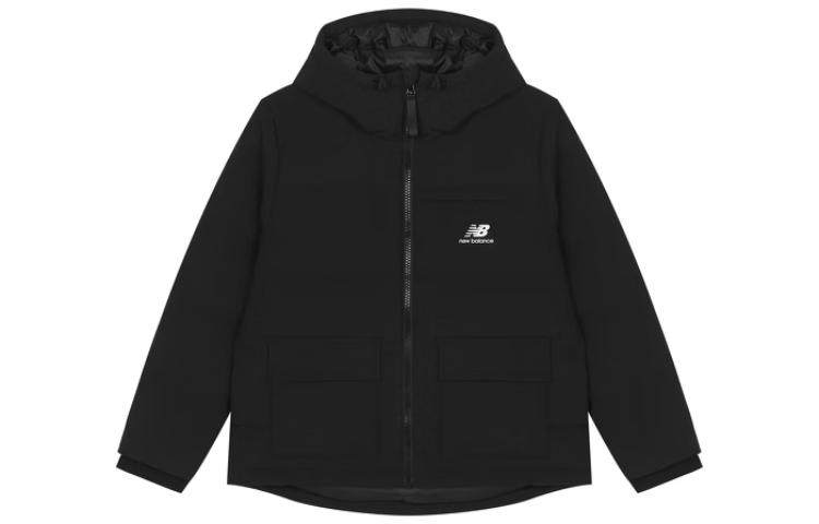 New Balance Down Jackets Women s Black Hooded Moderate Other AWJ23335-BK S