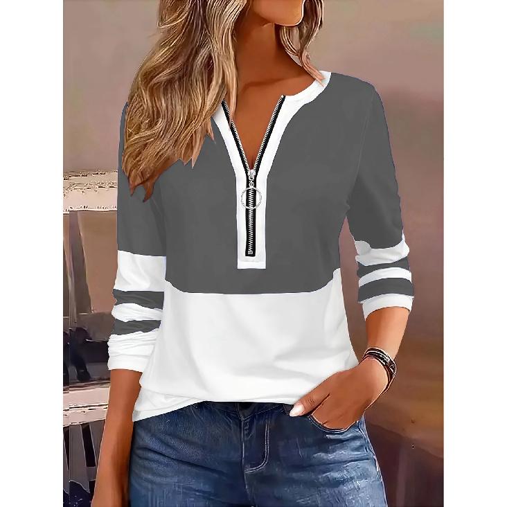 

2026 Spring/Summer New Fashionable Casual Round Neck Plus Size Women s Long Sleeve T-Shirt Top 5XL сірий колір