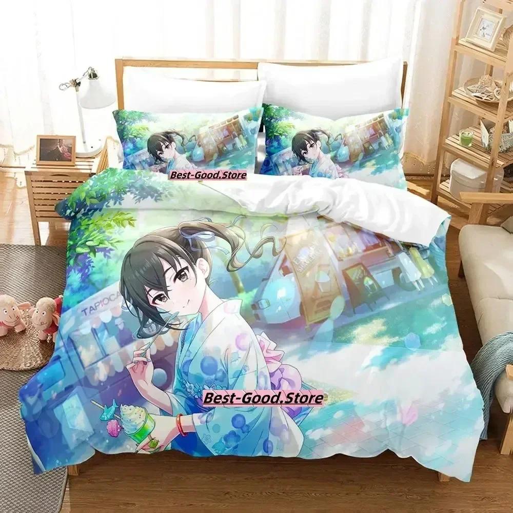 Takafuji Kako Bedding Set Single Twin Full Queen King Size Bed Set Adult Kid Bedroom Duvetcover Sets Anime Girls Bed