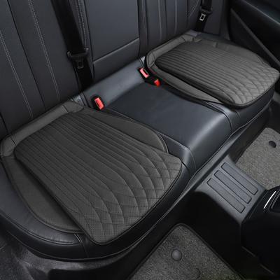 Four Seasons Universal Auto Seat Cushion Nappa Leather Breathable Non-slip Car Seat High Rebound Pad Seat Cushion