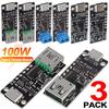 Type-C Female Input Fast Chare Trigger Board Module Type-C To 5/9/12/20V USB-A Port Output Adjustable Voltage Trigger Module