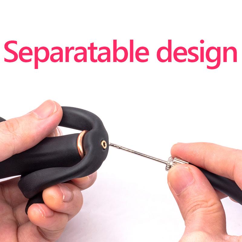 Double Bead Inflatable Anal Plug Anal Massager Expansion Stimulation  Sex Toys Fisting Silicone Tail Plug Anal Dildo